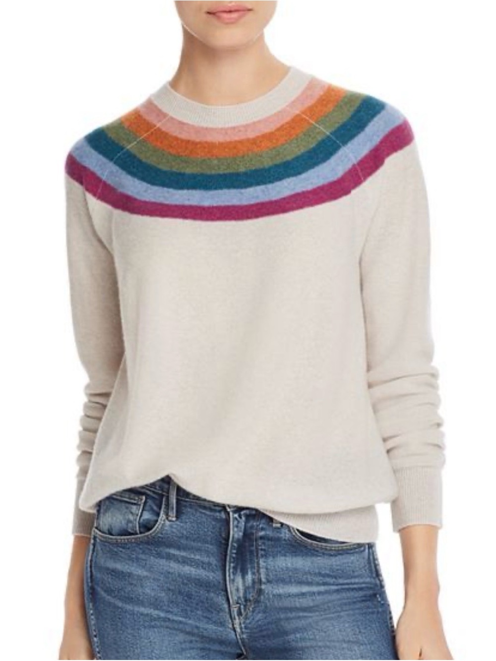 Aqua Cashmere Sweater, Sz Lg. Great condition.
